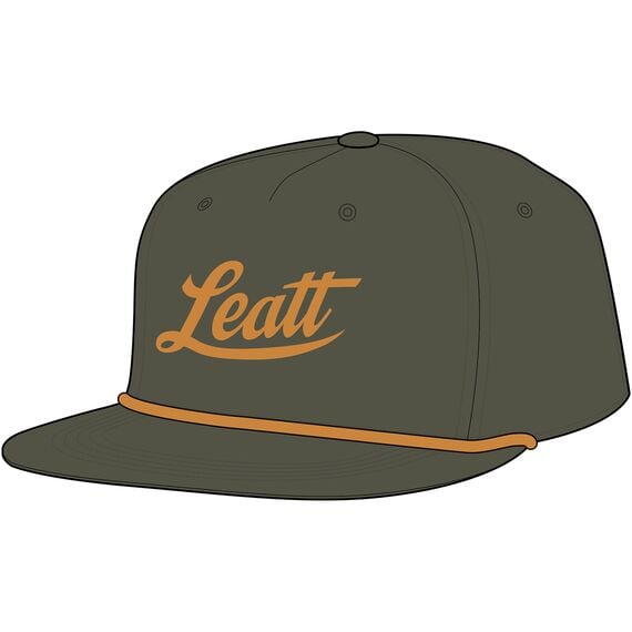 LEATT Czapka z daszkiem Cap Retro, Kolor: zielony, Rozmiar: one size
