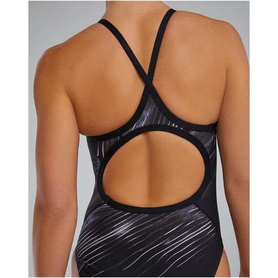 TYR Strój pływacki W DE DIAMONDFIT CY, Kolor: czarny, Rozmiar: 30, 7 zdjęcie