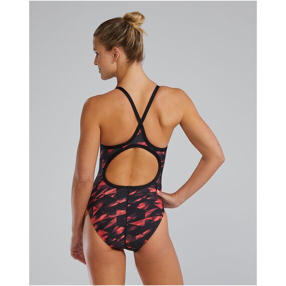 TYR Strój pływacki W DE DIAMONDFIT TR, Kolor: czarny, Rozmiar: 32, 2 zdjęcie