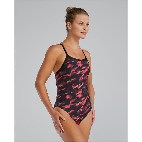 TYR Strój pływacki W DE DIAMONDFIT TR, Kolor: czarny, Rozmiar: 32, 4 zdjęcie