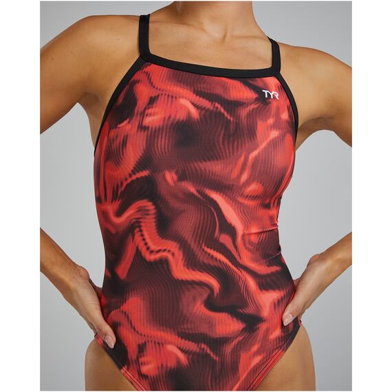 TYR Strój pływacki W DE DIAMONDFIT WA, Kolor: czarny, Rozmiar: 34, 5 zdjęcie