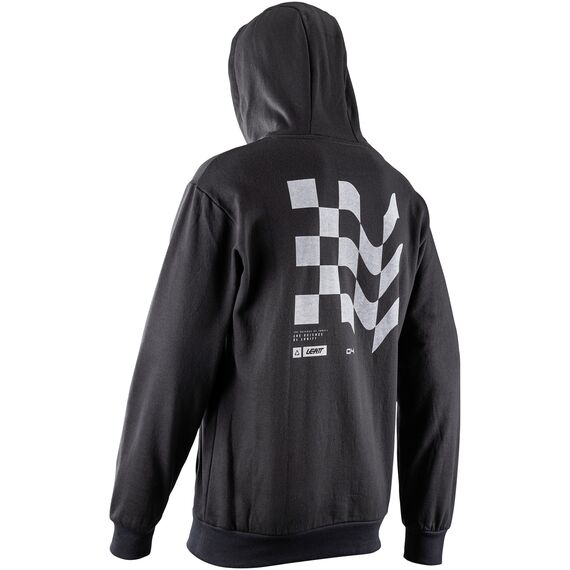 LEATT Bluza z kapturem Hoodie Core, Kolor: czarny, Rozmiar: L, 2 zdjęcie