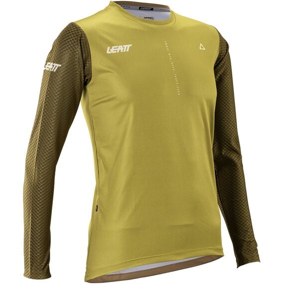 LEATT Koszulka rowerowa damska Jersey MTB Trail 3.0 Long Sleeve Women, Kolor: brązowy, Rozmiar: S