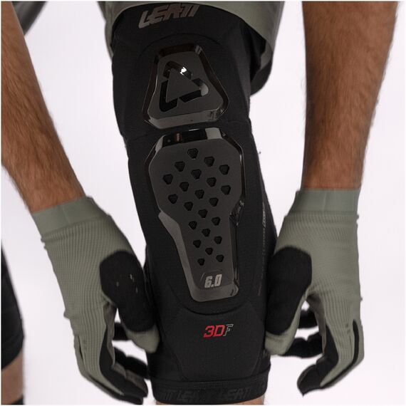 LEATT Ochraniacze kolan Knee Guard 6.0 Evo, Kolor: czarny, Rozmiar: M, 4 zdjęcie