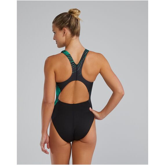 TYR Strój pływacki W DE MAXFIT CYC, Kolor: czarny, Rozmiar: 32, 2 zdjęcie
