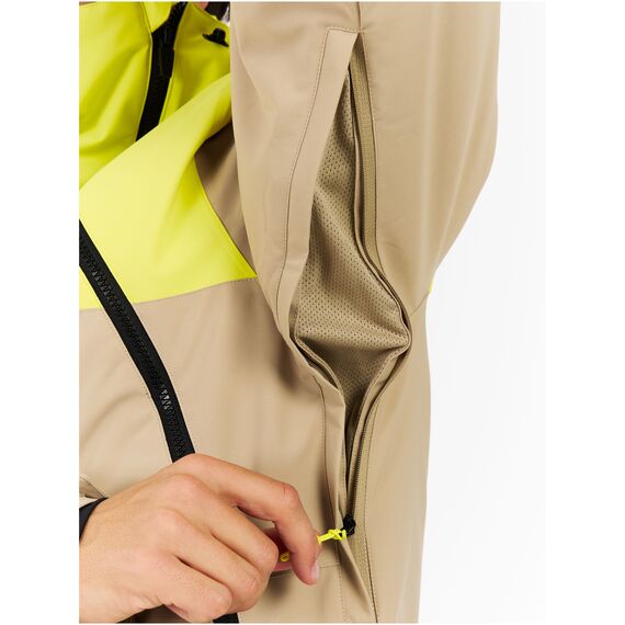 PROTEST Kurtka narciarska/snowboardowa z kapturem zapinana na zamek męska Prtlado żółta, Kolor: żółty, Rozmiar: L, 6 zdjęcie