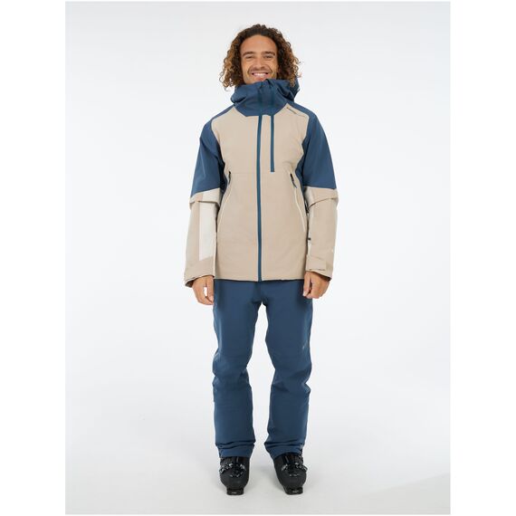 PROTEST Kurtka narciarska/snowboardowa z kapturem zapinana na zamek męska PrtThrow granatowa, Kolor: granatowy, Rozmiar: L, 4 zdjęcie