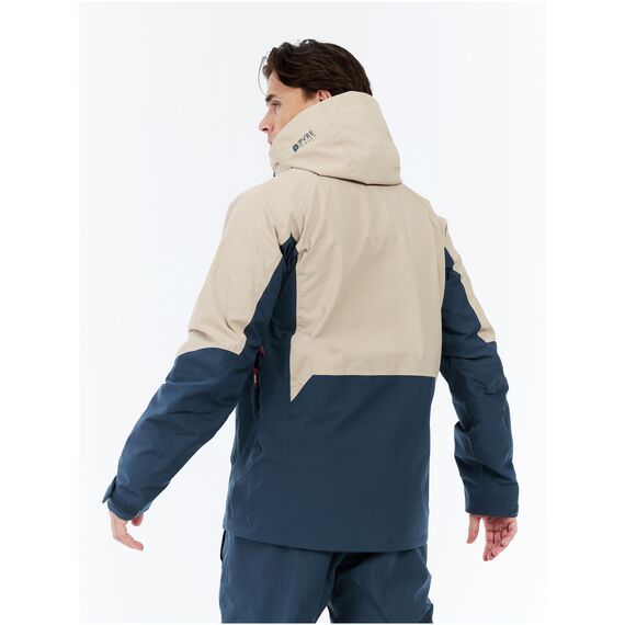 PROTEST Kurtka narciarska/snowboardowa z kapturem zapinana na zamek męska PrtZoot granatowa, Kolor: granatowy, Rozmiar: L, 2 zdjęcie