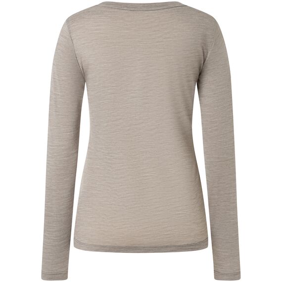 SUPER.NATURAL Longsleeve W HILLY LS khaki, Kolor: khaki, Rozmiar: M, 5 zdjęcie