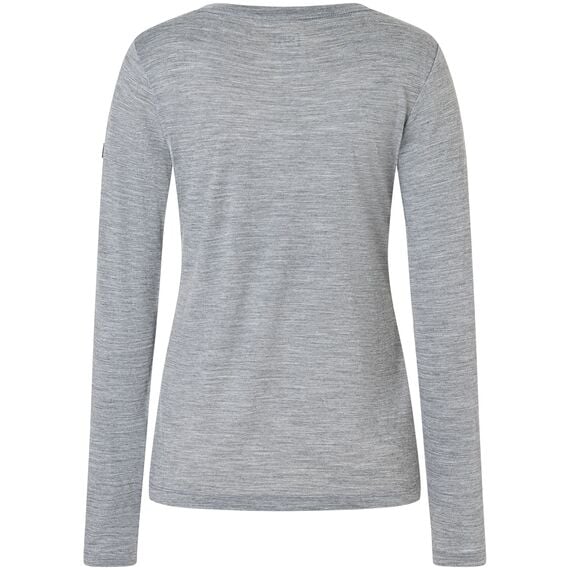 SUPER.NATURAL Longsleeve W ALPES LS szary, Kolor: szary, Rozmiar: M, 4 zdjęcie