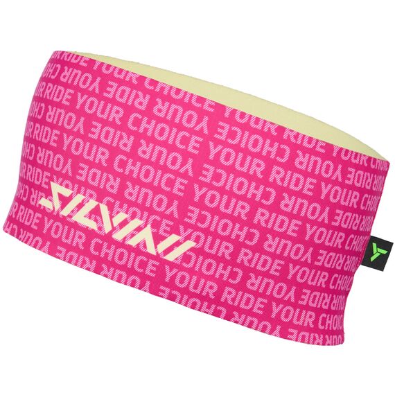 SILVINI Opaska Unisex Headband AGRI, Kolor: różowy, Rozmiar: L/Xl