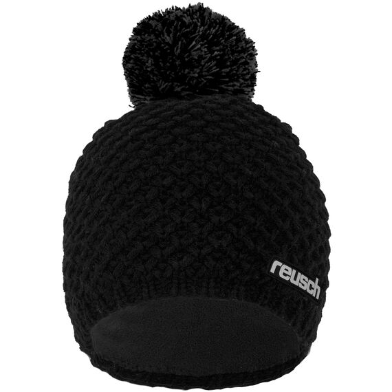 REUSCH Czapka Elias Beanie, Kolor: czarny, Rozmiar: one size