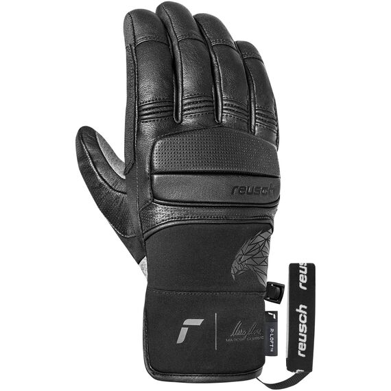 REUSCH Rękawice Marco Schwarz, Kolor: czarny, Rozmiar: 9, 2 zdjęcie