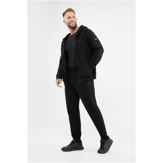 VIKING Bluza męska Team Wear Man Bamboo rozpinana z kapturem czarna, Kolor: czarny, Rozmiar: XXXL, 3 zdjęcie