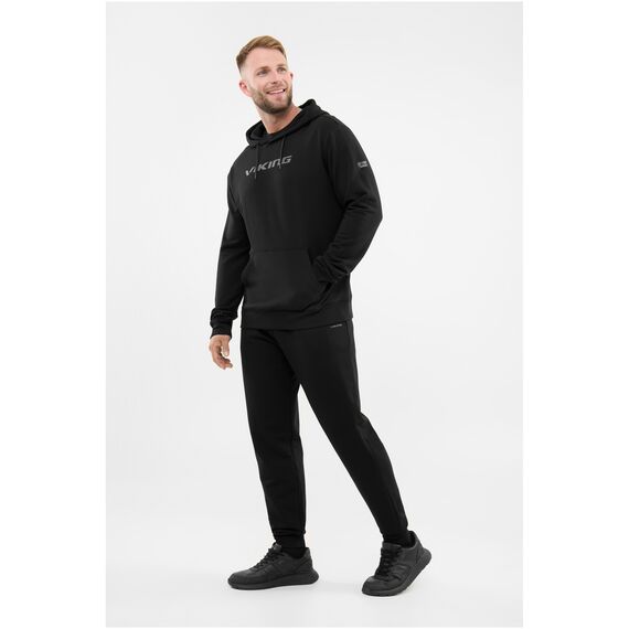 VIKING Bluza męska Team Wear Man Bamboo z kapturem czarna, Kolor: czarny, Rozmiar: L, 3 zdjęcie