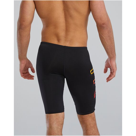 TYR Spodenki pływackie LARGE LOGO JAMMER, Kolor: czarny, Rozmiar: 34, 2 zdjęcie