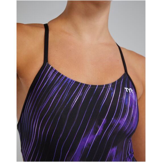 TYR Strój pływacki W DE CUTOUTFIT CYC, Kolor: czarny, Rozmiar: 34, 6 zdjęcie