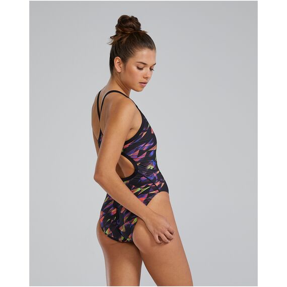 TYR Strój pływacki W DE DIAMONDFIT TR, Kolor: czarny, Rozmiar: 28, 4 zdjęcie