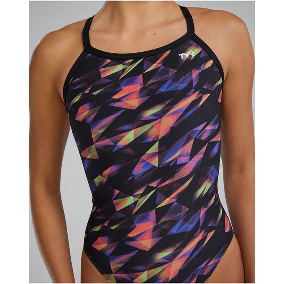 TYR Strój pływacki W DE DIAMONDFIT TR, Kolor: czarny, Rozmiar: 28, 5 zdjęcie