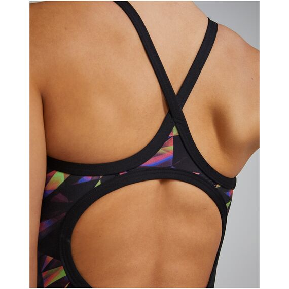 TYR Strój pływacki W DE DIAMONDFIT TR, Kolor: czarny, Rozmiar: 36, 6 zdjęcie