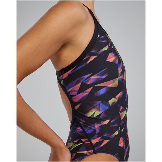 TYR Strój pływacki W DE DIAMONDFIT TR, Kolor: czarny, Rozmiar: 36, 7 zdjęcie