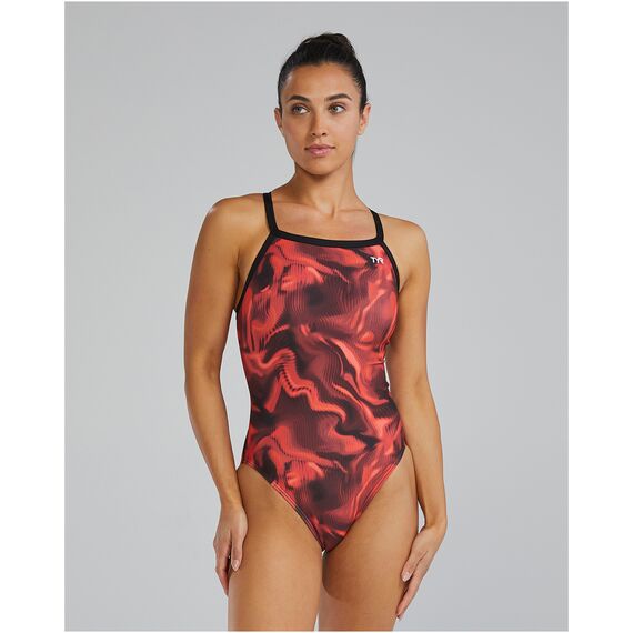 TYR Strój pływacki W DE DIAMONDFIT WA, Kolor: czarny, Rozmiar: 36