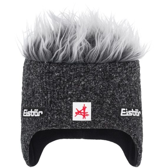 EISBAR Czapka zimowa unisex Eisbar Cocker MÜ SA czarna, Kolor: czarny, Rozmiar: one size