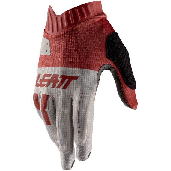 LEATT Rękawice rowerowe damskie Glove MTB 1.0 GripR Women, Kolor: czerwony, Rozmiar: S, 3 zdjęcie