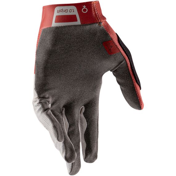LEATT Rękawice rowerowe damskie Glove MTB 1.0 GripR Women, Kolor: czerwony, Rozmiar: M, 4 zdjęcie