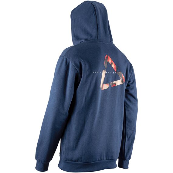 LEATT Bluza z kapturem Hoodie Core, Kolor: niebieski, Rozmiar: M, 2 zdjęcie