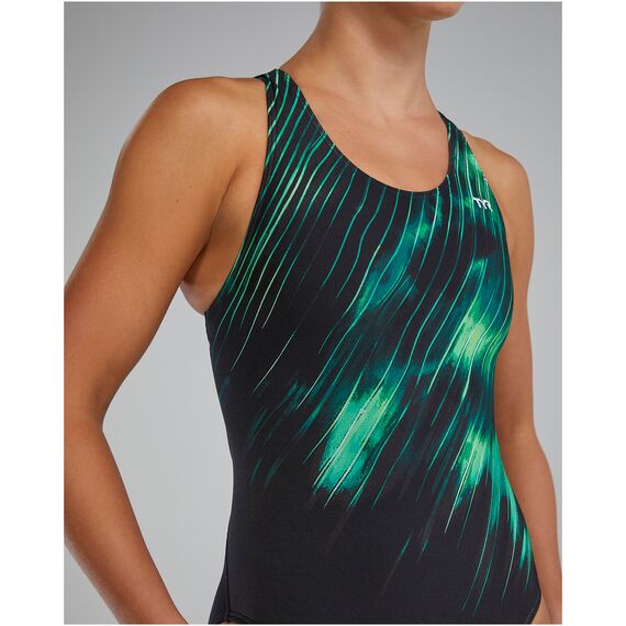 TYR Strój pływacki W DE MAXFIT CYC, Kolor: czarny, Rozmiar: 36, 8 zdjęcie