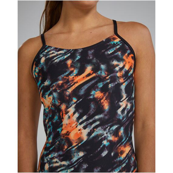 TYR Strój pływacki W CUTOUT LAP, Kolor: czarny, Rozmiar: 34, 5 zdjęcie