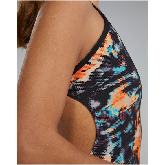 TYR Strój pływacki W CUTOUT LAP, Kolor: czarny, Rozmiar: 32, 8 zdjęcie