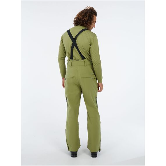 PROTEST Spodnie narciarskie/snowboardowe z szelkami męskie Prtmikado zielone, Kolor: zielony, Rozmiar: S, 4 zdjęcie