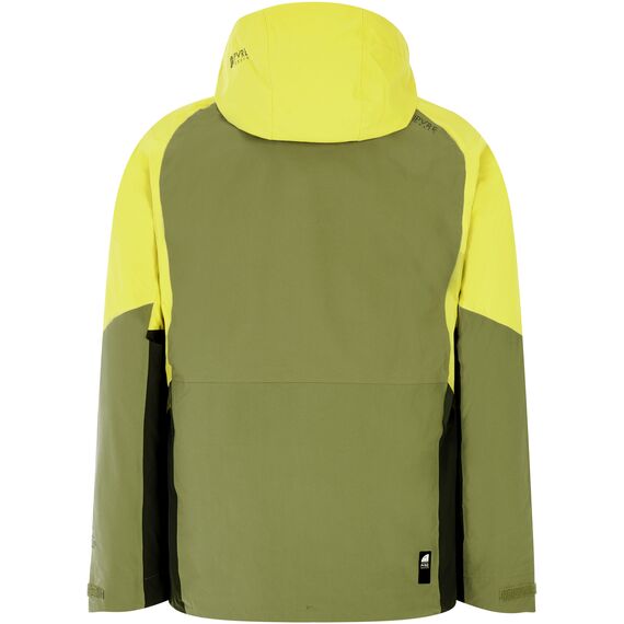 PROTEST Kurtka narciarska/snowboardowa z kapturem zapinana na zamek męska PrtThrow zielona, Kolor: zielony, Rozmiar: S, 10 zdjęcie