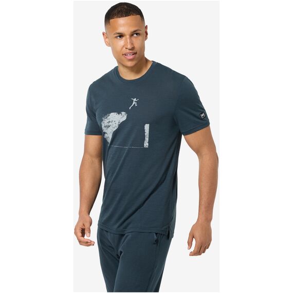 SUPER.NATURAL Koszulka M JUMPING JACK TEE granatowa, Kolor: granatowy, Rozmiar: XL, 3 zdjęcie