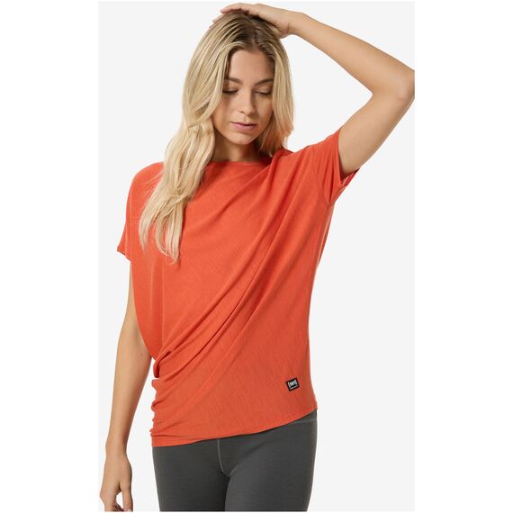 SUPER.NATURAL Koszulka W YOGA LOOSE TEE pomarańczowa, Kolor: pomarańczowy, Rozmiar: S