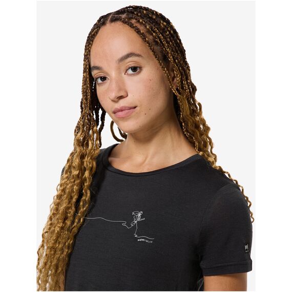 SUPER.NATURAL Koszulka W RUNNING TEE czarna, Kolor: czarny, Rozmiar: S, 2 zdjęcie