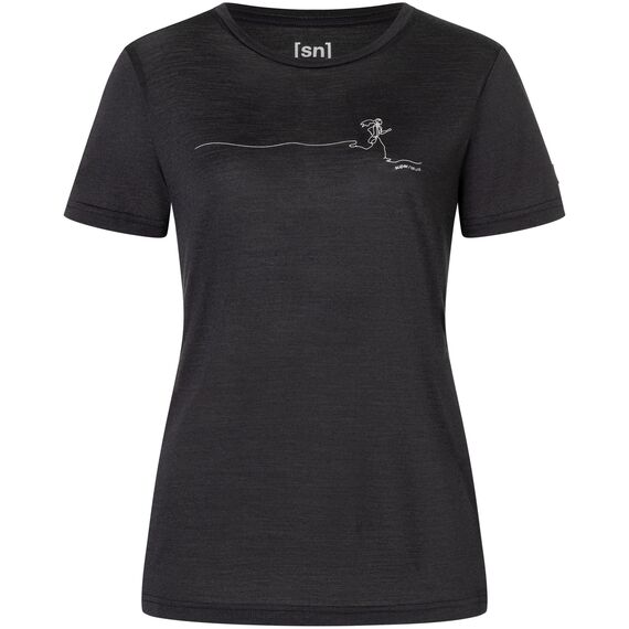 SUPER.NATURAL Koszulka W RUNNING TEE czarna, Kolor: czarny, Rozmiar: M, 4 zdjęcie