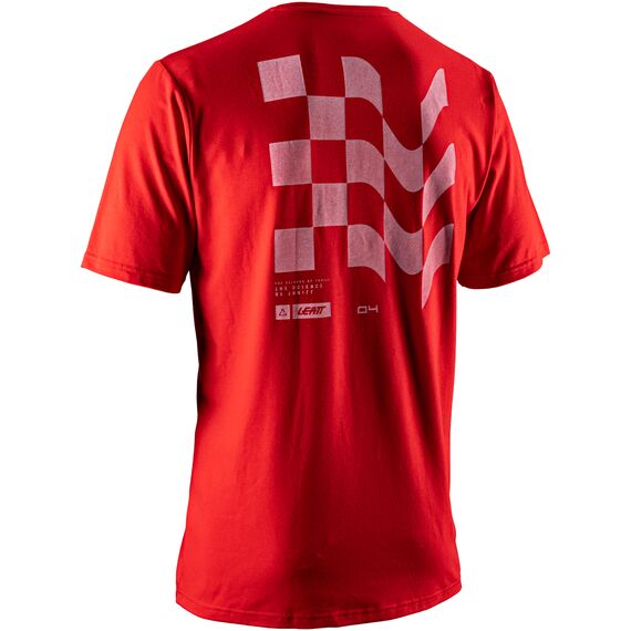 LEATT Koszulka T-Shirt Core, Kolor: czerwony, Rozmiar: M, 2 zdjęcie