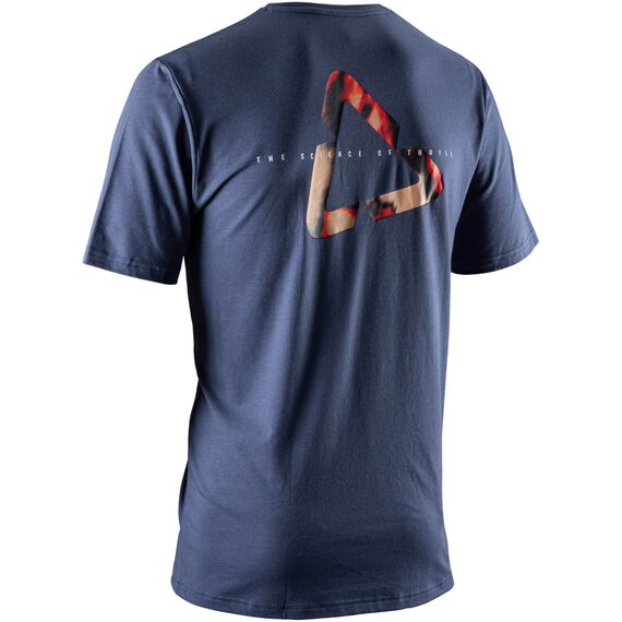 LEATT Koszulka T-Shirt Core, Kolor: niebieski, Rozmiar: M, 2 zdjęcie