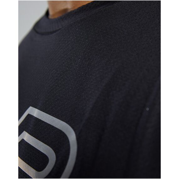 TYR Koszulka męska MENS AIRTEC LL SS, Kolor: czarny, Rozmiar: L, 8 zdjęcie