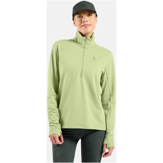 ODLO Bluza bez kaptura rozpinana Odlo Mid layer 1/2 zip ESSENTIAL THERMAL szara, Kolor: szary, Rozmiar: L