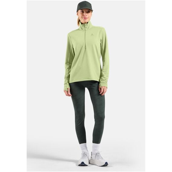ODLO Bluza bez kaptura rozpinana Odlo Mid layer 1/2 zip ESSENTIAL THERMAL szara, Kolor: szary, Rozmiar: L, 3 zdjęcie
