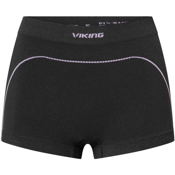 VIKING Bielizna damska Etna 2.0 Lady Set Bamboo czarno-fioletowa, Kolor: czarny, Rozmiar: XS, 13 zdjęcie