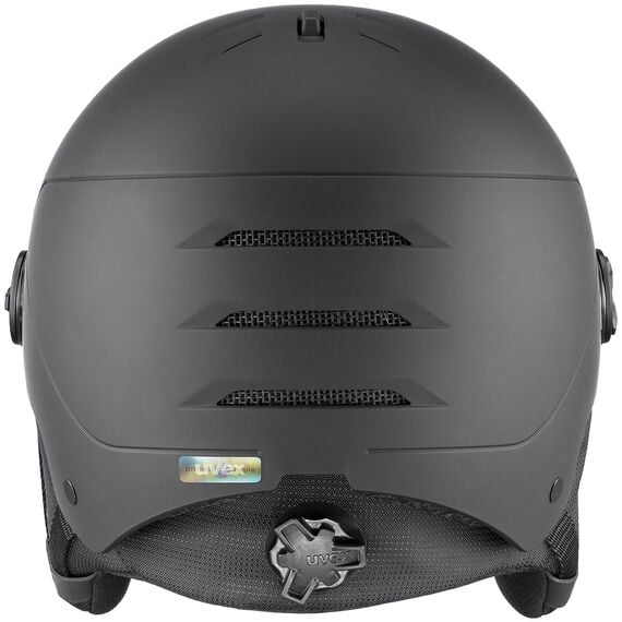 UVEX Kask narciarski Wanted Visor pro V, Kolor: czarny, Rozmiar: 54-58, 2 zdjęcie