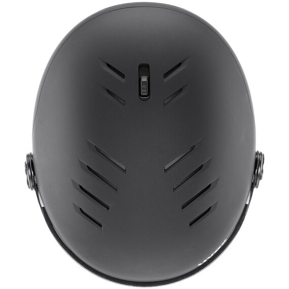 UVEX Kask narciarski Wanted Visor pro V, Kolor: czarny, Rozmiar: 54-58, 3 zdjęcie
