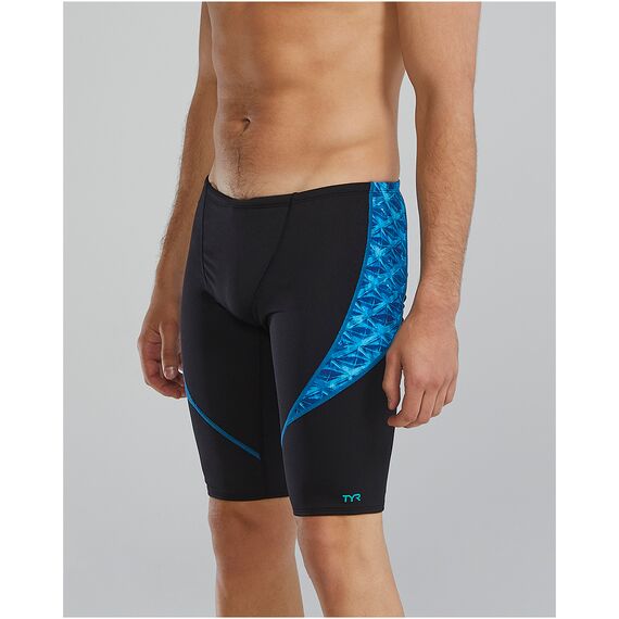 TYR Spodenki pływackie JAMMER DURAFAST ELITE, Kolor: czarny, Rozmiar: 34, 3 zdjęcie