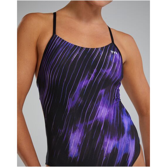 TYR Strój pływacki W DE CUTOUTFIT CYC, Kolor: czarny, Rozmiar: 30, 5 zdjęcie