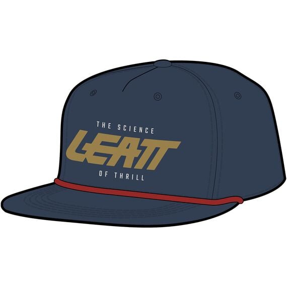 LEATT Czapka z daszkiem Cap Retro, Kolor: niebieski, Rozmiar: one size